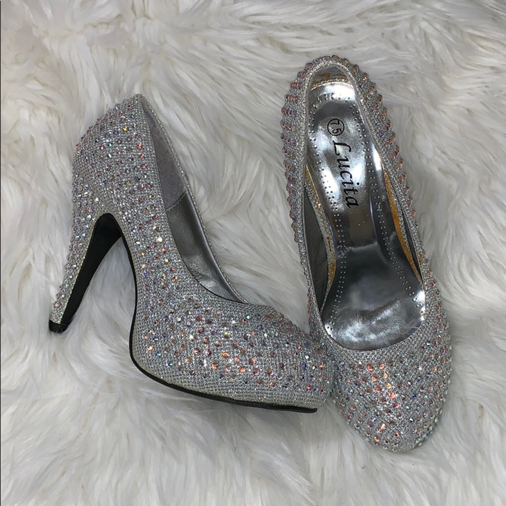 Silver heels